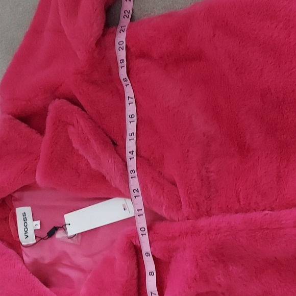 NWT Vigoss Ultra Soft Coat Hot Pink Small - Picture 8 of 13